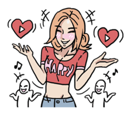 AsB - 127 Party People sticker #12806040