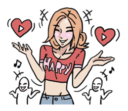 AsB - 127 Party People sticker #12806040