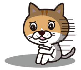 Businessman and Cat sticker #12806349