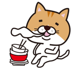 Businessman and Cat sticker #12806351