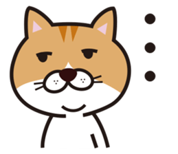 Businessman and Cat sticker #12806352