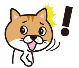 Businessman and Cat sticker #12806355