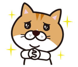 Businessman and Cat sticker #12806356