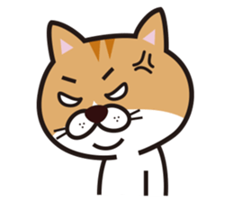 Businessman and Cat sticker #12806359