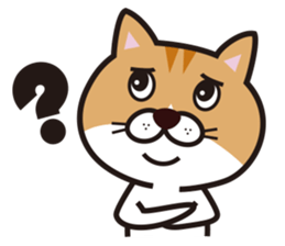 Businessman and Cat sticker #12806364