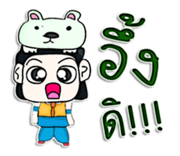 Hello! My name is Masayoshi .^__^ sticker #12806381