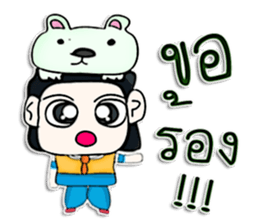 Hello! My name is Masayoshi .^__^ sticker #12806385