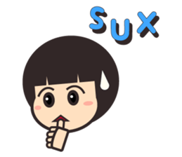 ROBO Girl English sticker #12807188