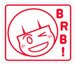ROBO Girl English sticker #12807213