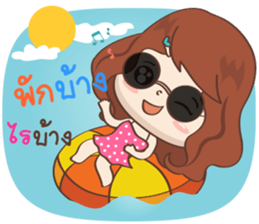 NONG KANOM [ LOVELY GIRL ] sticker #12807335