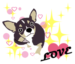 A Lovely Dog LOVE YOU-2 sticker #12807835