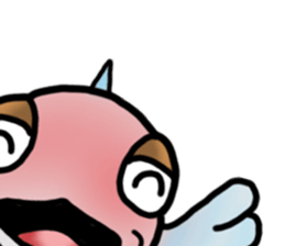 Trunkfish & Ball - blowfish sticker #12807976