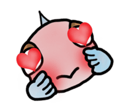 Trunkfish & Ball - blowfish sticker #12807980