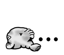 Trunkfish & Ball - blowfish sticker #12807981