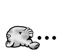 Trunkfish & Ball - blowfish sticker #12807981