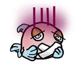 Trunkfish & Ball - blowfish sticker #12807984