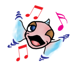 Trunkfish & Ball - blowfish sticker #12807986