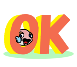 Trunkfish & Ball - blowfish sticker #12807996