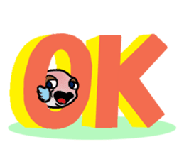 Trunkfish & Ball - blowfish sticker #12807996