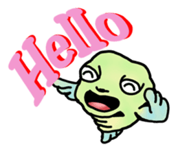 Trunkfish & Ball - blowfish sticker #12808002