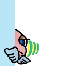 Trunkfish & Ball - blowfish sticker #12808008