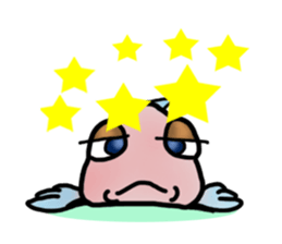Trunkfish & Ball - blowfish sticker #12808011