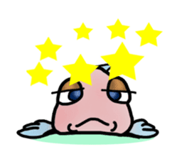 Trunkfish & Ball - blowfish sticker #12808011