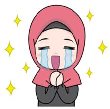 Lovely Hijab Girl (Eng) sticker #12808158