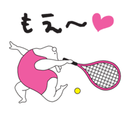 Tennis, fond, USAPPI sticker #12810147
