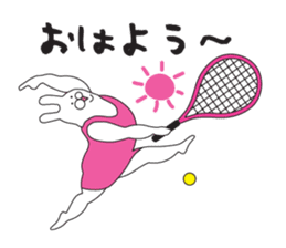 Tennis, fond, USAPPI sticker #12810150