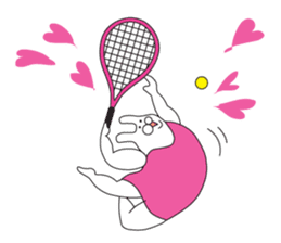 Tennis, fond, USAPPI sticker #12810155
