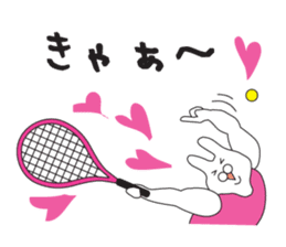 Tennis, fond, USAPPI sticker #12810163