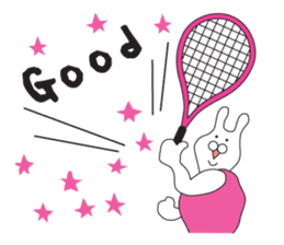 Tennis, fond, USAPPI sticker #12810176