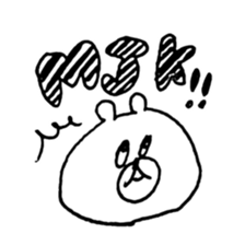 loose bear2 sticker #12810343