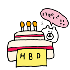 loose bear2 sticker #12810380