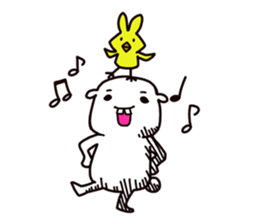 White it sticker #12811268