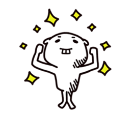 White it sticker #12811299