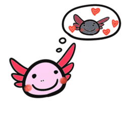 Axolotl`s Sticker sticker #12811368