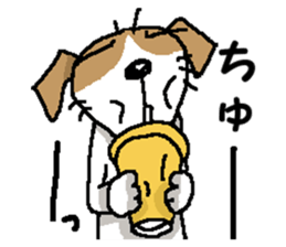 Jack dog 6 sticker #12812635