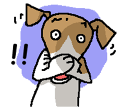Jack dog 6 sticker #12812641