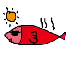 Seafood sticker #12812942