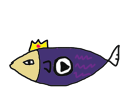 Seafood sticker #12812944