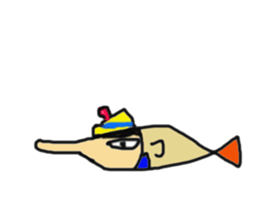 Seafood sticker #12812947