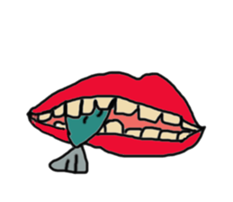 Seafood sticker #12812958