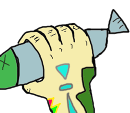 Seafood sticker #12812965