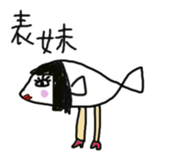 Seafood sticker #12812970