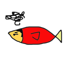 Seafood sticker #12812973