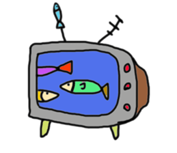 Seafood sticker #12812978