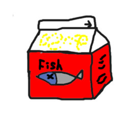 Seafood sticker #12812981