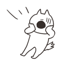 The cat which fluctuates sticker #12813103